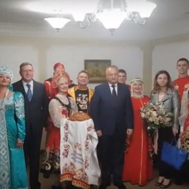 Встреча президента Молдавии